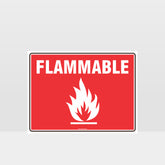 Custom Metal Sign,Flammable Sign 02